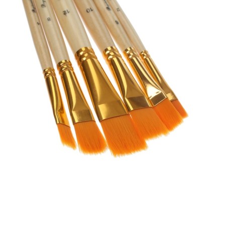System of synthetics, 6 pieces (No. 2,4,6,8,10,12), flat, straight, in the blist-2