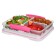 Container rectangular three -section, 820 ml