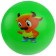 Children's ball "Animals", D = 25 cm, 75 g, color mix