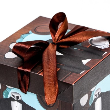 Self -assembly box "gentleman" 15x15x15 cm-2
