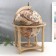 Globus bar is decorative, sand color 43x33x33 cm