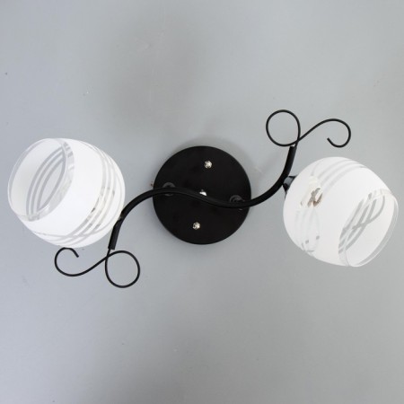 Milava chandelier 2he27 40W black-chromium 54x22x27 cm Bayerlux-3