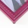 Photo frame with clock "Love" 2 photos, burgundy