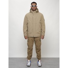 Male spring jacket, size 48, beige color