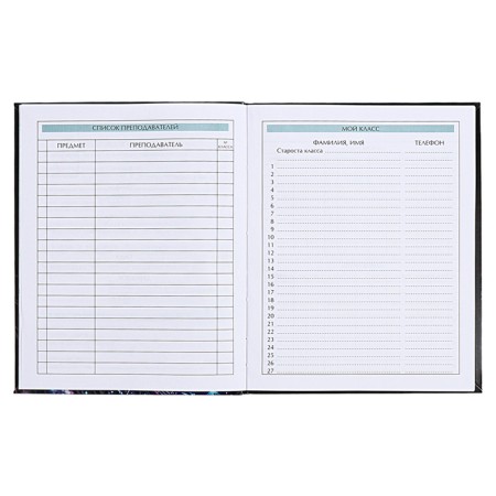 Diary for 5-11 grades of Technoboom No. 4, integral cover, glossy lamination, 48 sheets, block 70 g/m2-6