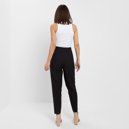 Women's pants Minaku: classic color black, rr 48-3