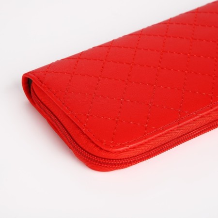 Women's wallet with lightning, red color-2
