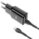 Network charger HOCO C88A, 2 USB, 2.4 A, Type -C - USB, 1 m, black cable