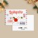 Happy New Year postcard, Fairytale, 6 x 8 cm, New Year