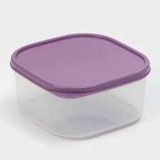 Container square shares, food, 700 ml, color purple color
