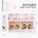 Avocato Time magnetic bookmarks on a postcard, 4 pcs