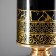 Leola table lamp E27 40W black and gold 24x24x45 cm Risalux