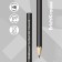 Pencil Chernographic Erichkrause "Jet Black 100", HB, Grifel D = 2.2 mm, wood, hexagonal, in a tube