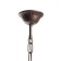 Garden-park lamp Feron PL695, IP44, E27, 60 W, 205x205x840 mm, brown color