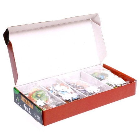 Set with curly puzzles 4 in 1 "planet dinosaurs"-4