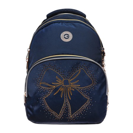 School backpack, 40 x 27 x 20 cm, Grizzly, ergonomic back, laptop department, blue-2