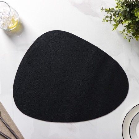 Set of serving napkins on the table “TEM”, 44 × 35 cm, 4 pcs, black color-2