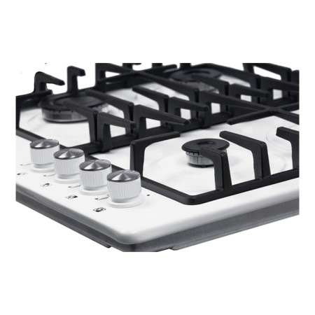 Hon surface Nordfrost HS 6043 W, gas, 4 burners, white-5