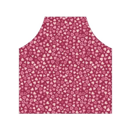 Apron kitchen with a photocrint "Luminous hearts", adjustable, size OS-2