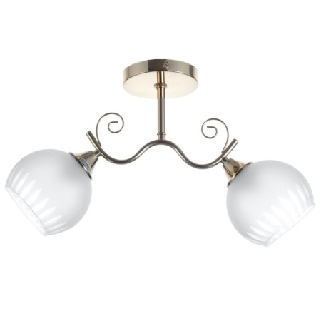 Makato chandelier 2x40W E27 gold 45.5x13x27cm