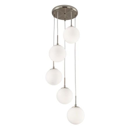 Suspended lamp Citilux "Tommy" CL102054, 36x36x56 cm, 5x40W, E14, gray color
