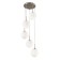 Suspended lamp Citilux "Tommy" CL102054, 36x36x56 cm, 5x40W, E14, gray color
