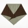 Women's scarf minku: casual collection color green