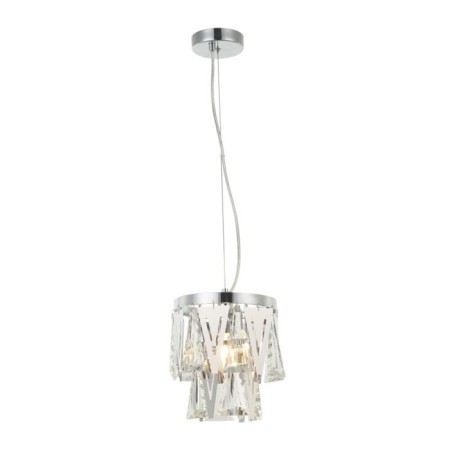 Crystal suspended lamp Vaviani 1xe14 40W, size 20x20x26.5-150 cm, color chromium