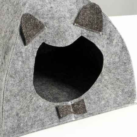 Animal house from the felt "Eared", 40 x 40 x 40 cm-3