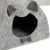 Animal house from the felt "Eared", 40 x 40 x 40 cm