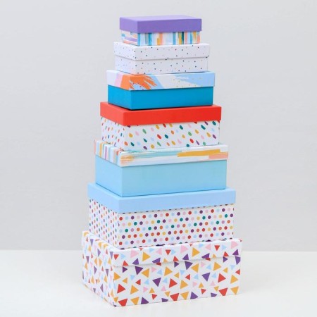 A set of boxes 15 in 1, gift packaging, “Congratulations!”, 12 x 7 x 4 cm - 46.6 x 35.2 x 17.5 cm-7