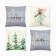 Set of decorative pillowcases Ethel "Hello, Winter" 40*40 cm - 4 pcs, 100% p/e, velor