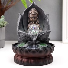 The desktop fountain from the network, the backlight 