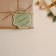 A postcard-child for a gift "Miracles begin", 9.4 x 9.4 cm, New Year