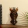 Mask "Zebra" Albezia 19x9x4 cm