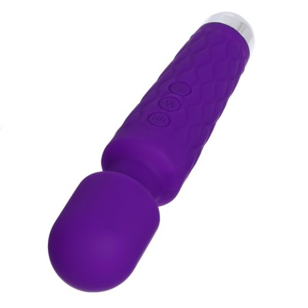 Massage vibrator, 20 frequencies, 16 modes, 20.4 × 4.2 cm, purple-3