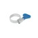 Chervyki clamp with a key, a diameter of 16-25 mm, galvanized