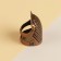 Sliding shoulder, for long nails, size m, bronze color