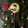LED toy on the Snowman stick 6.5 × 27 × 4 cm, batteries Lr44x3, glow warm white