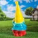 Garden figure "Dwarf with a flower" 40cm