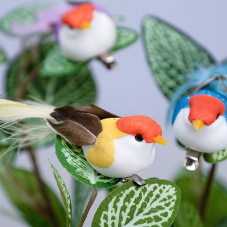 Decor at the clothespin "Bird", mix, 12 x 3 x 3 cm