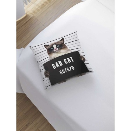 Pillowess decorative "Cat criminal", on a zipper, size 45x45 cm-1