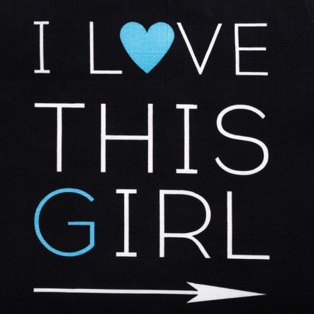 Apron Ethel I Love this Girl 60x70 cm, 100% cotton, reps 210 g/m2-4