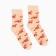 Women's socks, peach/fox color, size 38-40