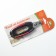 Small side claws with rounded rubber handles, a hole of 8 mm, black with red