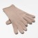 Women's gloves minku "Rock", p. 23 cm, col. beige