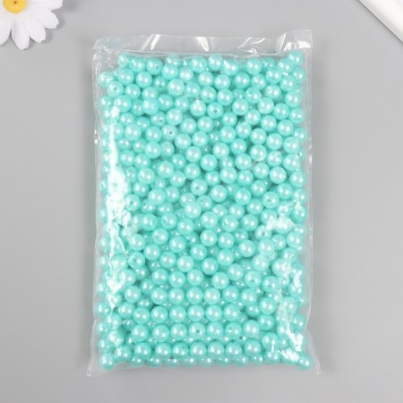 A set of beads "Pearls" d 10 mm, 250 gr, green turquoise-2