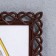 Photo frame 10x15 cm plastic L-7 nut (plastic screen)