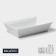 Baking form of heat -resistant ceramics Magistro White Gloss, 1.6 l, 27 × 17 × 6.3 cm