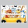 Sticker Plastic Interior color "Bus" Set 2 sheets 25x70 cm